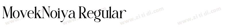 MovekNoiya Regular字体转换 MovekNoiya Regular字体转换